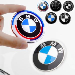 자동차 전면 보넷 로고 BMW 후드 엠블럼, 74mm 후면 트렁크 배지, 휠 센터 캡, 46mm, 45mm 스티어링 휠 스티커, 82mm, 56mm, 68mm