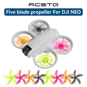 RCSTQ DJI 네오 프로펠러용 저소음 프로펠러, 컬러 소품, 퀵릴리즈 소품 패들 블레이드, 5 잎