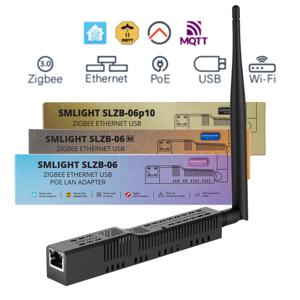 SMLIGHT 지그비 투 이더넷, 와이파이, USB 게이트웨이, PoE, 홈 어시스턴트, Zigbee2MQTT, ZHA, SLZB-06/06M/06P7/06P10