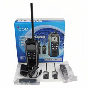 최고 IC-M25 VHF 송수신기 해양 라디오 플로트 IPX7 바다 베셀 워키토키 IC M25 양방향 라디오 핸드헬드 방수 인터콤