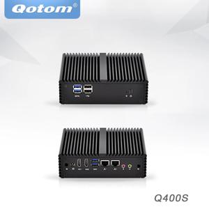 Qotom 미니 PC 인텔 코어 i3 i5 산업용 마이크로 PC 베어본 시스템, 듀얼 코어 듀얼 LAN OPNfsense 데스크탑 미니 컴퓨터 x86