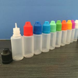 LDPE 플라스틱 스퀴즈 점적기 병, 탈착식 캡, 액체 충전 용기, 3ml, 5ml, 10ml, 15ml, 20ml, 30ml, 50ml, 100ml, 120ml, 5 개