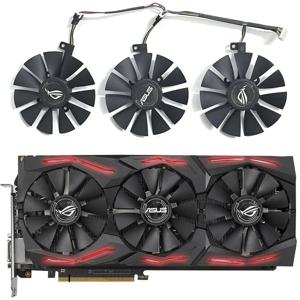 새로운 87MM PLD09210S12M PLD09210S12HH 냉각 팬 교체, ASUS Strix GTX 1060 OC 1070 1080 GTX 1080Ti RX 480 그래픽 카드 팬