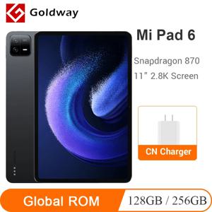 글로벌롬 샤오미 미패드 6 태블릿 11인치 2.8K 144Hz LCD 화면 스냅드래곤 870 3.2GHz 8840mAh 배터리 33W 고속충전 128GB 256GB