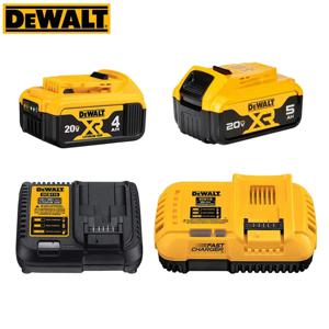 Dewalt 오리지널 배터리 충전기, 고속 충전 충전기, 리튬 배터리, 20V, 4AH, 5AH, DCB115, DCB118