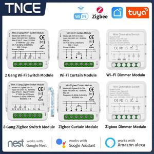 TNCE 투야 스위치 라이트 커튼 조광기, 와이파이 지그비, 스마트 DIY 미니 모듈, 양방향 제어 차단기, 차양 블라인드 롤러 셔터