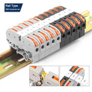 Din 레일 터미널 블록 211, UK2.5 대신 스플라이싱 도체 마크 와이어 커넥터, 퀵 케이블 와이어링 커넥터 세트