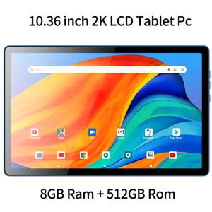 오리지널 글로벌 버전 BDF P60 태블릿 PC, 10.36 인치, 8GB RAM, 512GB ROM, 안드로이드 12 옥타 코어, 3G, 4G LTE 인터넷, WiFi 인터넷, BT