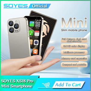 SOYES XS18 프로 미니 스마트폰, 2GB RAM, 16GB ROM, 안드로이드 9.0, 얼굴 인식, 듀얼 SIM 대기, 3G 네트워크, 3.0 인치 소형 휴대폰, 신제품