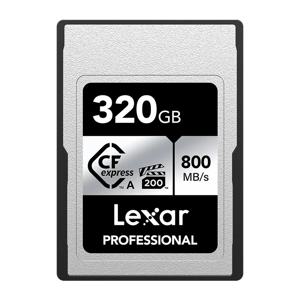 Lexar 오리지널 CFexpress 타입 A 카드, 160G 320G VPG200 메모리 카드, 실버 시리즈 읽기, 800 MB/s 플래시 스토리지, 카메라용 CFA 카드