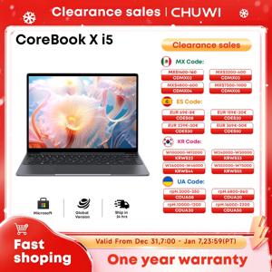 CHUWI CoreBook X 노트북, 인텔 i5-12450H 16GB DDR4 512GB SSD, 14 인치 FHD 2160*1440, 윈도우 11 게임용 노트북 1TB SSD 확장