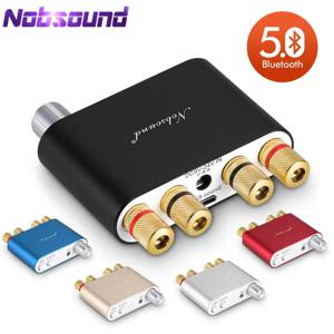 Nobsound NS-10G 블루투스 5.0 미니 디지털 앰프, 스테레오 하이파이 파워 앰프, 5 가지 색상, 50W x 2, TPA3116