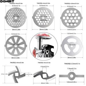 고기 그라인더 피니언 믹서 예비 부품, 고기 그라인더 나이프, 스테인레스 스틸 그릴, 식품 그라인더 액세서리 주방 도구