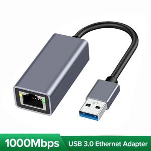 100/1000Mbps USB 3.0 유선 USB TypeC-Rj45 Lan 이더넷 어댑터 네트워크 카드 PC Macbook Windows 노트북 용 USB 인터넷 케이블