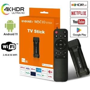 리모컨 포함 안드로이드 TV 박스, MX10 TV 스틱, RK3228A HDR IPTV, 4K 스마트 TV 동글, 듀얼 와이파이, 1GB, 8GB, 4 코어, 64 비트, 도매