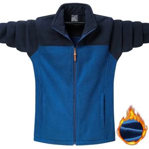 9XL 겨울 폴라 플리스 자켓 남성 캐주얼 열 양털 의류 코트 야외 따뜻한 전체 지퍼 하이킹 자켓 남성용 윈드 브레이커