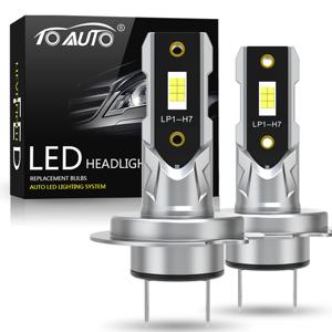 자동차 헤드램프용 미니 전구 CSP 3570, 자동차 안개등, 캔버스 H7 LED 터보 자동차, 20000LM, 100W, 12V, 6000K