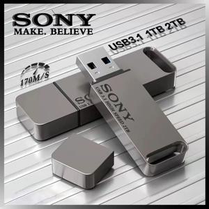 소니 고속 펜드라이브 USB 플래시 드라이브, 금속 펜드라이브, 샤오미 휴대폰용 휴대용 메모리 USB 스틱, 2TB, 1TB, 512GB, 256GB