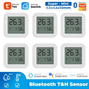 스마트 온도 습도 센서, 투야 실내 습도계 온도계, 알렉사 구글 스마트 라이프 앱용 블루투스 호환, 1 개