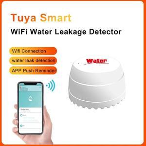 Tuya WiFi 누수 감지기 홍수 센서 스마트 라이프 APP 원격 모니터링 홍수 경고 Alexa Google을 통한 오버플로 보안