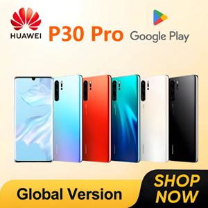 글로벌 화웨이 P30 프로 스마트폰, 안드로이드 6.47 인치, 8GB + 128GB/512GB 휴대폰, 듀얼 SIM, 4200mAh 구글 플레이 스토어 휴대폰