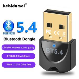 USB 무선 블루투스 어댑터, PC 동글 어댑터, 무선 마우스 키보드, 음악 오디오 리시버, USB 전송, 블루투스 5.4