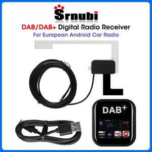 Srnubi DAB 및 DAB + 안테나, USB 어댑터 포함, 범용 안드로이드 자동차 라디오, GPS 스테레오 리시버, 유럽 DAB DAB + 신호 헤드 유닛 플레이어