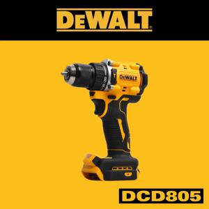 DeWalt 정품 브러시리스 무선 임팩트 드릴 1/2, 충전식 가변 속도 전원 공급 장치, 강력한 전동 공구, DCD805, 20V