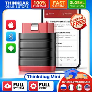 THINKCAR ThinkDiag 미니 자동차 OBD2 스캐너, 자동차 진단 도구, OBD 코드 리더, 모든 시스템 진단, 평생 무료 업데이트