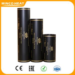 Minco Heat-50cm 너비 AC220V 240w/m2 그래핀 PTC 적외선 바닥 난방 필름, 전기 따뜻한 바닥 매트, 한국 제조