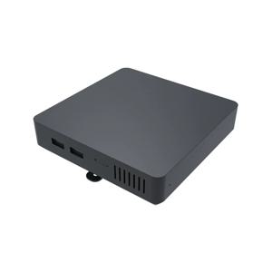 팬리스 CPU 인텔 N3350 윈도우 10 프로 미니 PC, 와이파이 HD VGA 출력 디스플레이, USB 3.0 지지대, M.2 2280 SSD, 6GB RAM, 64GB ROM