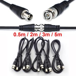 BNC 남성-여성 플러그 CCTV 확장 동축 라인 BNC 케이블 보안 모니터링 카메라 액세서리 0.5m 2m 3m 5m