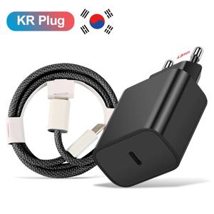 한국 USB C 타입 충전기, 아이폰 15 용 고속 충전 케이블, 샤오미 레드미 노트 12, 삼성 S23 울트라 C 타입 휴대폰용, 20W PD