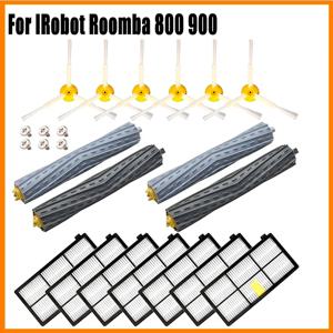 IRobot Roomba 800 980 990 900 896 886 870 865 866 시리즈 HEPA 필터 사이드 롤러 브러시 진공 청소기 교체 부품