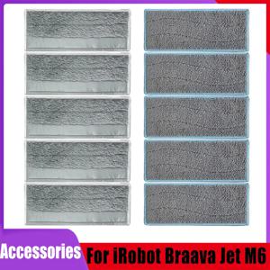 iRobot Braava Jet M6 로봇 진공 청소기 용 습식 걸레 패드, 세척 가능한 걸레 천 걸레 패드 교체 액세서리 부품