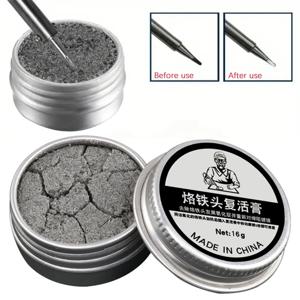 6g/9g/16g/30g 납땜 인두 팁 청소 페이스트 납땜 인두 팁 주석 도금 활성제 산화물 클리너 상쾌한 에이전트