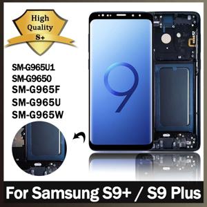 삼성 S9 Plus G965 G965F G965U LCD 디스플레이 터치 스크린 디지타이저 (프레임 교체 포함) 용 TFT 품질 S9 + LCD