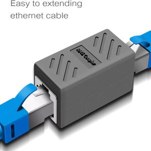 이더넷 케이블 익스텐더, RJ45 cat 5 cat 6 cat6a 커플러, 익스텐더 커넥터-이더넷 커플러 암-암