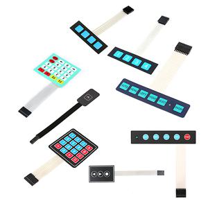 1x4 3X4 4*4 매트릭스 어레이 매트릭스 키보드 4 12 16 20 키 1x4 3x4 4x4 4*5 Arduino 스마트 카용 멤브레인 스위치 키패드
