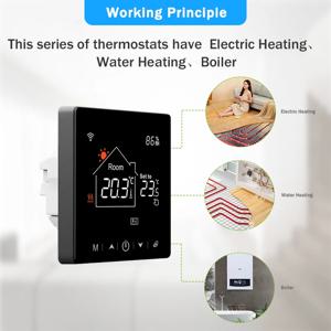 Tuya 스마트 홈 Wifi 룸 온도 조절기 (Underfloor Heating 용) 가스 보일러 용 스마트 온도 조절기 220V 온도 컨트롤러 Alexa