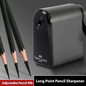 Faber Castell Artists 롱 포인트 연필 깎이 아트 숯 연필/드로잉/스케치 연필 조정 가능한 포인트 수동