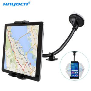 자동차 태블릿 홀더 iPad Pro Air 4-13 ''Xiaomi 태블릿 SUV 트럭 차량 리프트 Uber 앞 유리 창용 긴 팔 흡입 컵 마운트