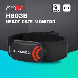 ThinkRider 심박수 모니터 가슴 스트랩 ANT + BLE 4.0 피트니스 센서 호환 벨트, 와후 폴라 가민 커넥티드 사이클