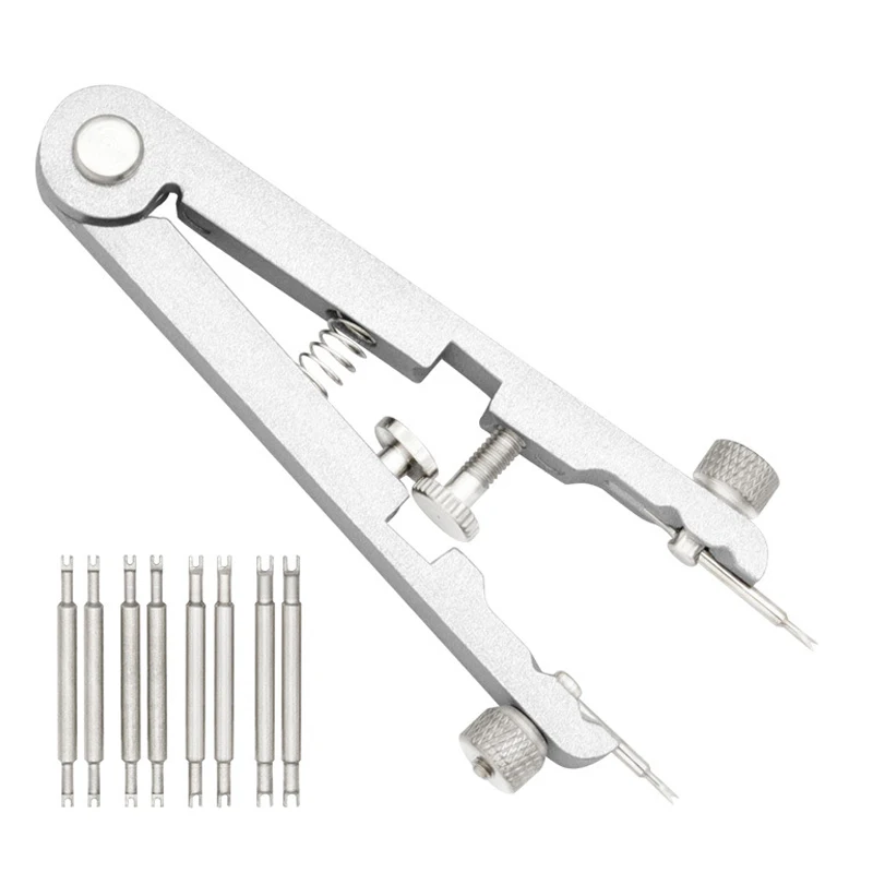 시계 밴드 리무버 플라이어 6825 용수철 바 시계 스트랩, 알루미늄 합금 수리 제거 도구, V자형 조절기 플라이어 수리 도구