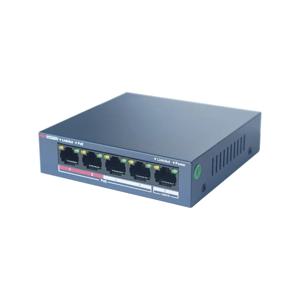 HIKVISION 4CH PoE 스위치, DS-3E0105P-E M 관리되지 않는 PoE LAN 스위치, PoE LAN