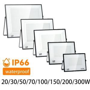 LED 홍수 빛 스포트라이트 AC220V 110V 10-300W IP66 야외 벽 정원 벽 홍수 조명 LED 프로젝터에 대 한 방수
