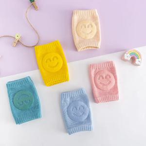 아기 액세서리 무릎 패드 다리 따뜻하게 각반 안전 미소 소녀 소년 어린이 크롤링 팔꿈치 Kneepad 슬립 유아 보호대 유아
