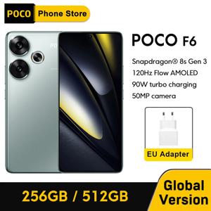 POCO 글로벌 버전 스마트폰, 스냅드래곤 F6®AMOLED 닷디스플레이 5G NFC 터보 충전, 8s Gen 3, 90W, 6.67 인치, 1.5K, 120Hz