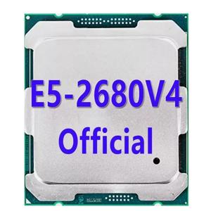 X99 X10 용 CPU 프로세서, Xeon E5-2680V4 CPU, E5 2680V4, 2.40GHz, 14 코어, 35M, 14NM, 2680 V4, 2011-3 TPD, 120W