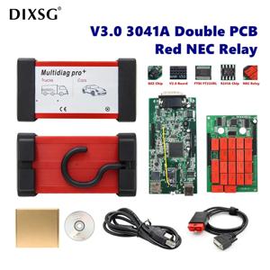 2023 최신 Multidiag Pro + 2021.11 OBD2 스캐너, 자동차 트럭용 블루투스, 더블 보드 NEC 자동 스캐너, 자동차 진단 도구